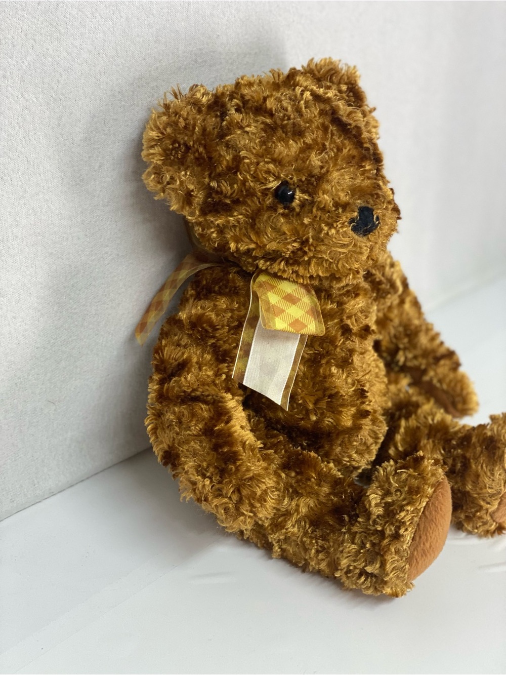 Toys R Us Animal Alley Golden Brown Teddy Bear Plush Cuddly Stuffed Animal Cozy - Picture 3 of 10